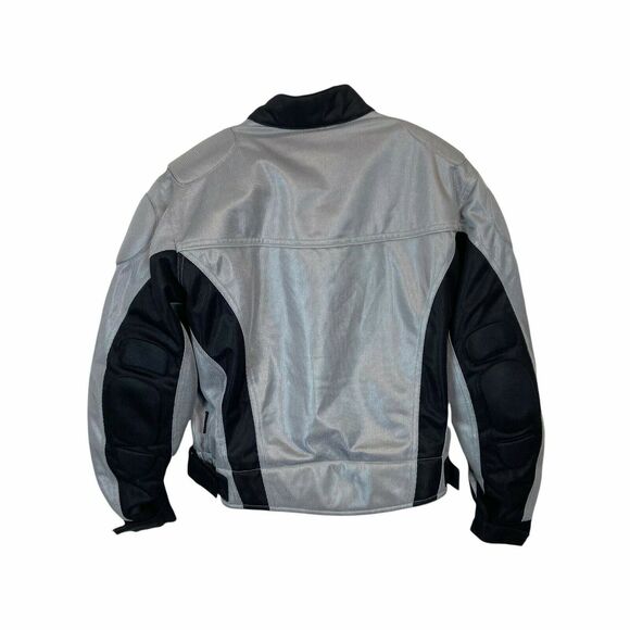 First Gear Armor Moto Jacket Women’s Gray Black Long Sleeve Mesh Full Zip M - 3X - Picture 2 of 16